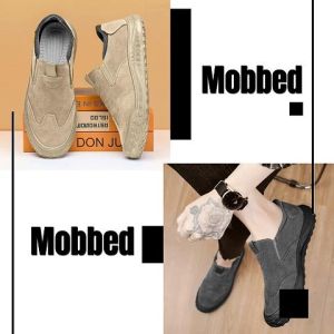 NQshop Hot Product รองเท้าผ้าใบไร้สายสำหรับผู้ชาย ทรงสวย แนววินเทจวินใจ บอกเลยว่าใครๆเค้าก็ใส่กัน รุ่นนี้ทรงสวย สีโทนสุภาพ ใส่ทำงานก็ได้ ใส่เที่ยว หรือใส่ออกงานก็ดี ปังม๊ากแม๊