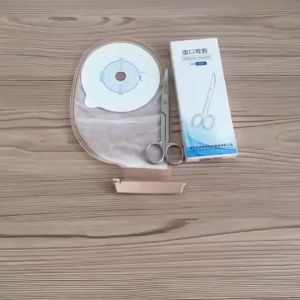 14cm Gunting Colostomy Bag Round Head Curved Design Ostomy Scissor Operating Scissor Curved Blunt