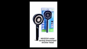 MITCO 5 FUNCTION HIGH PRESSURE HANDLE SHOWER WITJ 1.2 METER HOSE WHITE & BLACK