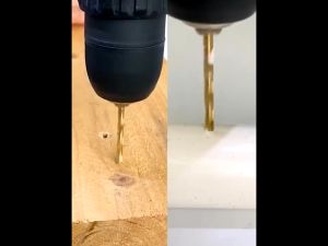 ดอกสว่าน 50pcs เจาะสแตนเลส PVC ดอกสว่านเหล็กไฮสปีด 50 ชิ้น ชุบไททาเนียม เหล็ก ดอกสว่านชุบไททาเนียม 50 ชิ้น