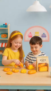 [KST] Mainan Bakery Set Roti Dummy Makanan Edukasi Anak Perempuan Laki Laki Kado Ulang Tahun