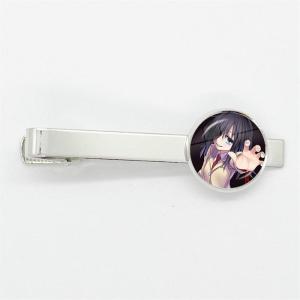 New Arrival Watamote Black Wood Mizuko Personalized Time Gem Metal Accessory Tie Clip Fashionable And Stylish