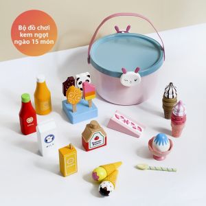 Đồ Chơi Cắt Trái Cây & Rau Củ Gỗ Cho Trẻ 2 Tuổi