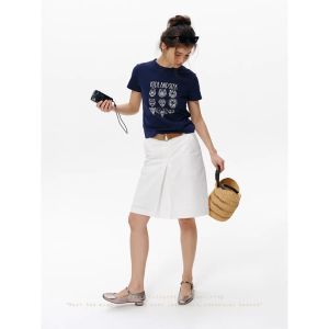 SHEITAOZI | Design Office High-Waist Slimming A-Line Skirt