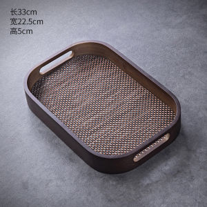 Meisni Bamboo Wooden Tea Tray Rectangular Small Size Home Use Large Bamboo Tea Table Tea Sea Chinese Style Dining Utensils
