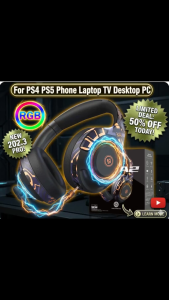 [SG Stock] EL-A2 Wireless Gaming Headphones | Bluetooth 5.1 Over-Ear Headset | Detachable Microphone & Low Latency | 20H Playtime for Mobile Legends PUBG & PC