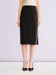 Light Occasion Series Summer Business Casual Skirt Acetate Blend