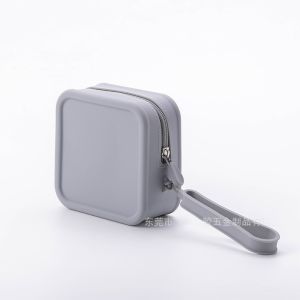 Túi Đựng Đồ Silicon Dung Tích Lớn Di Động Đi Theo Tai Nghe Son Môi Túi Đựng Đồ Dùng Kỹ Thuật Số Phụ Kiện Phần Cứng