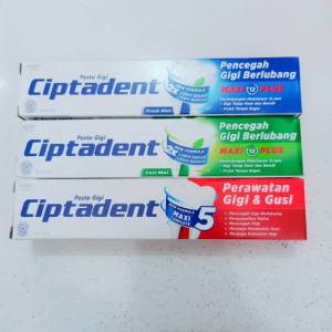 Get 12pcs - Pasta Gigi Ciptadent Odol 75gr x 12pcs