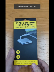 3 In 1Type C to HDMI Adapter 4K Hub Fast Charging Port Converter Support For TV Laptops Tablet