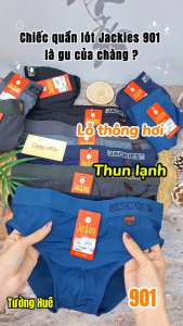 Quần Lót Nam Thun Lạnh Jackies 901 Mềm Mịn Bảng Lưng Cỡ Vừa Có Lỗ Thông Hơi Thoáng Khí