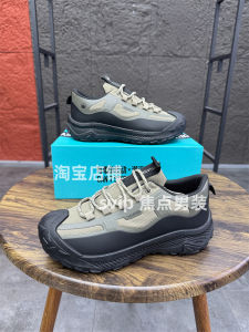 Outdoor Mens Comfortable Hiking Shoes Waterproof Non-Slip Casual Sports Shoes Autumn Winter Fashionable Low Cut round Toe Rubber Sole