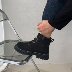 TOMITANY Classic Boots Shoes Outdoor Kasut Boot Lelaki Army Ankle Boot Motorcycle High Cut Boots Men Leather Shoes