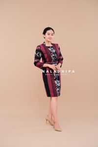 NALADHIPA Dress Tenun / Nala Dress Tenun / Dress Tenun Premium