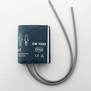 25-35CM Adult Blood Pressure Nibp Cuffs Upper Arm Cuff Double Tube Nylon Coat Nibp Cuff for Ge Dash2000 Dash 3000 Patient Monitor