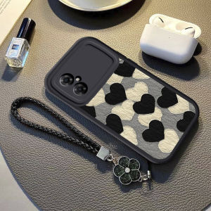 Redmi Note11R Silicone Phone Case Full Coverage Cute Cartoon Oil Painting Heart Design Anti-Fall High Aesthetic Soft Silicone Protective Cover