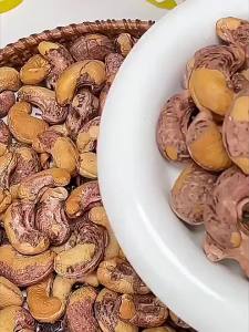 OXO Salted Cashews with Purple Leather Coat Big Nut Particles Vietnam Dried Fruit Bulk Sold by Half Kilogram Nut Snacks Women