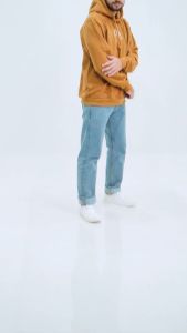 Otsky Jacket Hoodie Pria Underline Premium Fleece