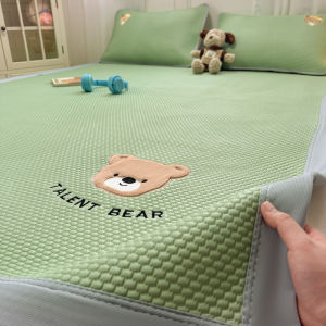 YAOKANG | Children Summer Icy Silk Bed Sheet Set Machine Washable