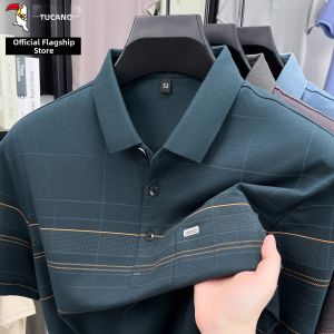 TUCANO | Silk Mens Polo Shirt Summer New