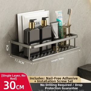 youqin | No-drill Wall-mounted Storage Shelf