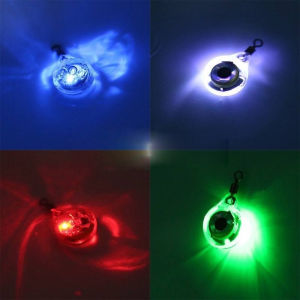 Portable LED Fishing Lure Night Light 2.3g Battery Powered Glow Super Waterproof Underwater Attracting Fish Lamp Outdoor Fishing