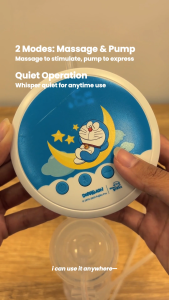 Little Giant Doraemon Dobit Rechargeable Electrical Double Breast Pump | Pompa ASI Electric | Pumping ASI Portable