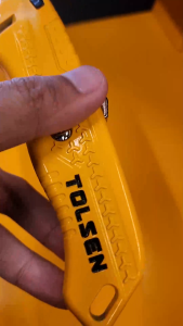 Tolsen Retractable Utility Knife (61x19mm) Aluminium Body Box Cutter 30008