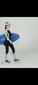 【wave】Ready stocks swimming suit women Fashion swimming suit women 2 piece swimsuits for women Sun Protection swimsuits for women long sleeve 泳衣女装 显瘦 大码 swimming suit women plus size