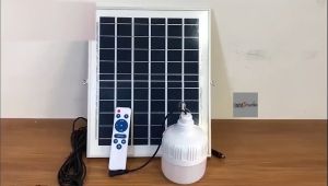 【Ready Stock】Solar LED Bulb 20W Daylight Super Bright l For Camping Night Market Emergency Used