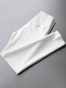 UBV | Anti-wrinkle Lightweight Straight Leg Pants 9/10-length