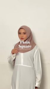 Ethera Hijab - Plain Square Hijab Segiempat Pollycotton