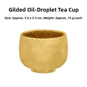 Mino Yaki | Golden Oil Spot Mino Tea Cup