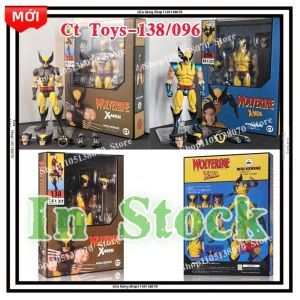 BANDAI | Đồ Chơi Ct Toys Wolverine Mafex 138 Mô Hình Màu Nâu 096 Phiên Bản Truyện Tranh Màu Xanh Dương X-Men Anime Figure Hành Động Có Thể Tùy Chỉnh Làm Quà Tặng Cho Người Sưu Tầm