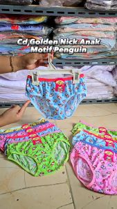 Celana Dalam Anak Perempuan Golden Nick 057 Bermotif | Cd Anak Cewek GN Bahan Katun