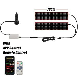 LED Panel Screen Light APP Control 1.2-2M Matrix Animation Devil‘s Eyes Display Screen Light for Car Truck Windshield Decoration