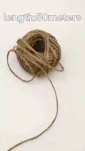 Cuộn 50m Dây Thừng Dây Gai Dây Sơ Dừa Trang Trí Gói Hoa Gói Qùa Làm Handmade