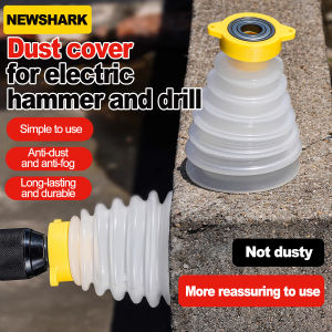 Drill Dust Cover Collector Scalable Rubber Dustproof Dust Bowl Device Power Tool Utility Accessories for Electric Hammer