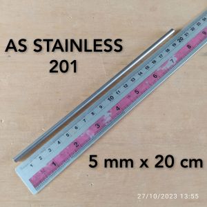 As Stainless Diameter 5 mm Panjang 20 cm