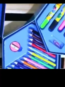 Crayon & Pensil Warna Set 46pcs: Alat Melukis Anak