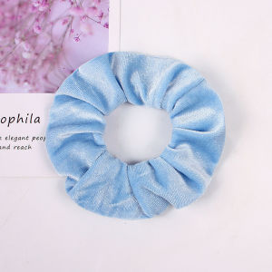 Darling High Elasticity Simple Velvet Hair Ties Girls Hair Accessories Headbands Sweet Style Fashionable Hair Bands