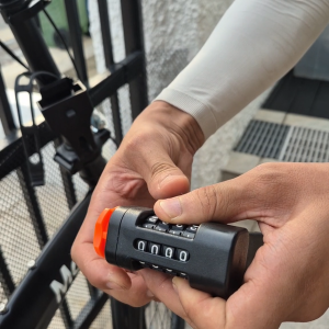 Anti-theft password folding lock Combination lock foldable compact lock