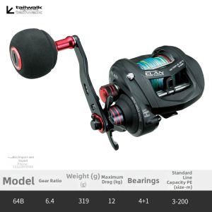 Tailwalk | Large Fish Long Throw Fishing Reel Wide Spool