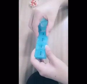 ZH109 7Grids Day Pill Dispenser for Travel Secure Tablet Holder and Medicine Dispenser Pill box