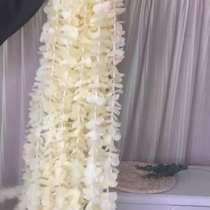 10 Cây Hoa Tử Đinh Nhân Tạo 29 Inch Dài Dây Hoa Lụa Trang Trí Treo Tường Cổng Cưới Tiệc Tùng Trang Trí Nhà Cửa