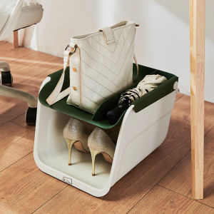 JOJOS L. PD Still under Table Storage Box Shoe Umbrella Bag Organizer PP Material Home Storage Solution S013 Model