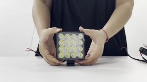 Đèn LED Thanh Mini 12V 48W Đèn Làm Việc Đèn Pha Cho Xe Jeep Xe Tải Xe 4x4 Xe SUV Xe ATV - Đèn Pha LED Chống Nước IP65 6500K