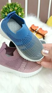 22-33 Comfortable Slip On Kids Sport Shoes Budak Kasut Sukan Lelaki Perempuan D05