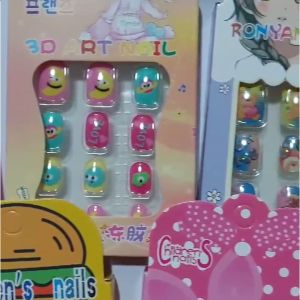 TAIYO Aksesoris Sticker Kuku Palsu Karakter Stiker Nail Art Motif DIY Beauty Fashion Wanita Perempuan Tangan
