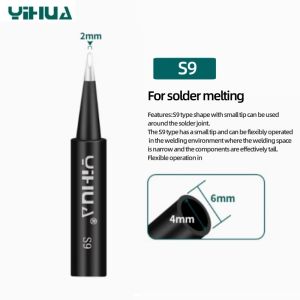 YIHUA 900M Series Soldering Iron Tips K I IS Pure Copper Lead-Free Replacement for 936 939 907 Solder Station Handle Accessories